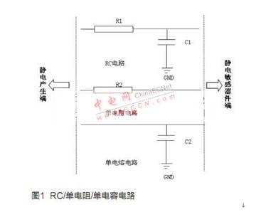 RC電路或者單電阻、單電容電路