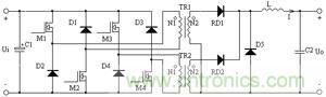 恒流輸出雙管正激交錯并聯(lián)DC/DC變換器