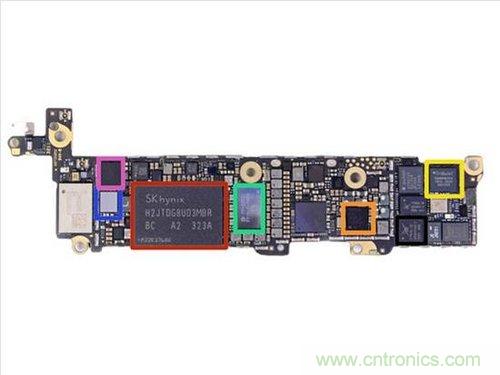 土豪金iPhone 5S拆解：內部結構升級，維修難度增加