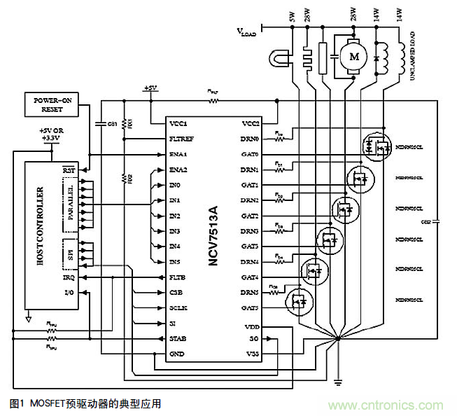 工程師分享：新型預(yù)驅(qū)動(dòng)器和MOSFET控制功率負(fù)載的解決方案