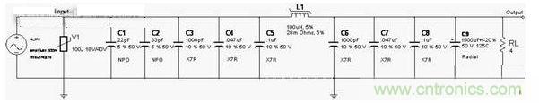 12V汽車(chē)供電系統(tǒng)的電源濾波器電路進(jìn)行參數(shù)確定