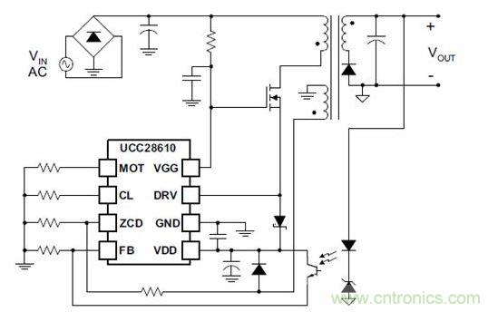 級聯(lián)與MOSFET連接 的控制器大大降低了啟動電阻損耗