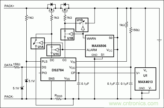 為DS2784獨立式電量計添加熱保護功能