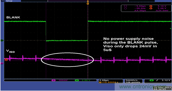 利用isoPower器件屏蔽電源，從而提高精度