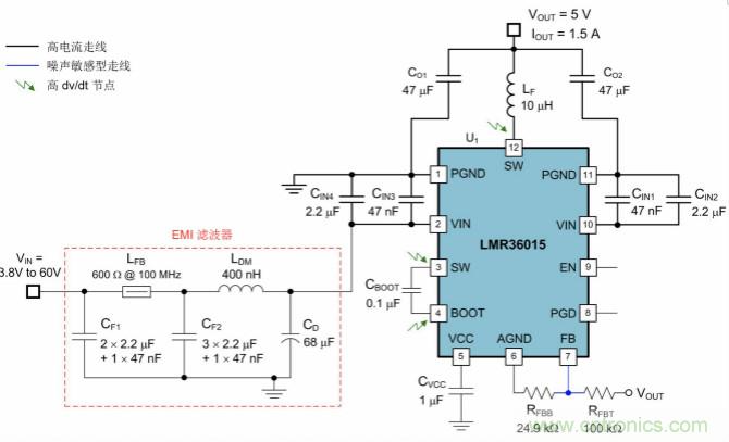 采用集成FET設計的EMI抑制技術