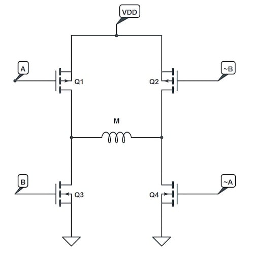 使用互補PWM、擊穿和死區(qū)時間的 H 橋直流電機控制